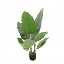 BANANA ΤΕΧΝΗΤΟ ΦΥΤΟ ΣΕ ΓΛΑΣΤΡΑ PEVA ΠΡΑΣΙΝΟ H75cm c482536