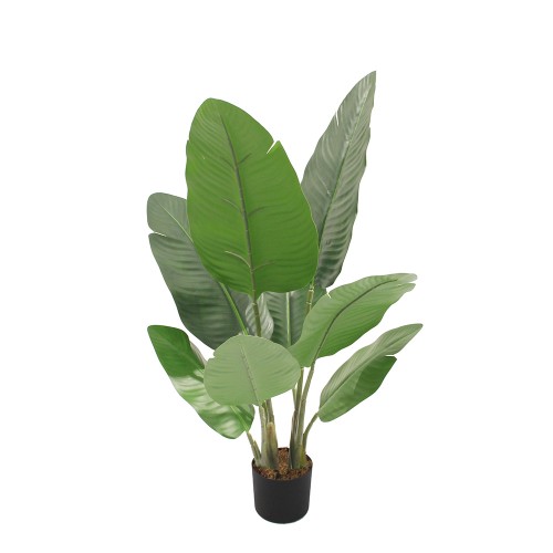 BANANA ΤΕΧΝΗΤΟ ΦΥΤΟ ΣΕ ΓΛΑΣΤΡΑ PEVA ΠΡΑΣΙΝΟ H75cm c482536