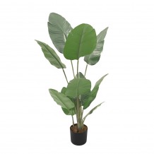 BANANA ΤΕΧΝΗΤΟ ΦΥΤΟ ΣΕ ΓΛΑΣΤΡΑ PEVA ΠΡΑΣΙΝΟ H100cm c482544