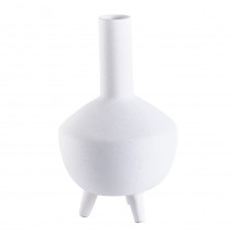 IFIGENIA ΒΑΖΟ ΚΕΡΑΜΙΚΟ ΛΕΥΚΟ 21x21xH35cm c482607