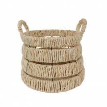 THEROS ΚΑΛΑΘΙ SEAGRASS ΦΥΣΙΚΟ 31x31xH24cm c482761