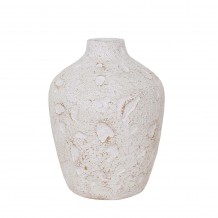 THASSOS ΒΑΖΟ MGO ΛΕΥΚΟ ΜΠΕΖ 30x30xH40cm c482854