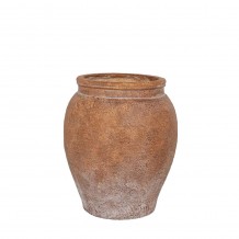 ALTHEA ΓΛΑΣΤΡΑ MGO TERRACOTTA 30x30xH37cm c482861