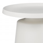 Βοηθητικά τραπέζια Ginoze Inart λευκό μέταλλο 2τεμ c483061