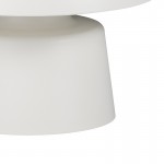 Βοηθητικά τραπέζια Ginoze Inart λευκό μέταλλο 2τεμ c483061