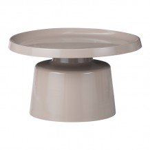 Βοηθητικό τραπέζι Ginoze Inart cappuccino μέταλλο Φ70x40εκ c483062 Βοηθητικό τραπέζι Ginoze Inart cappuccino μέταλλο Φ70x40εκ c483062