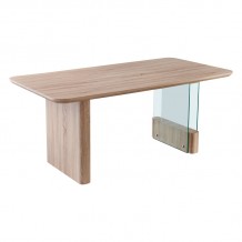 Tραπέζι Faghan pakoworld καφέ mdf 180x90x76εκ c483113 Tραπέζι Faghan pakoworld καφέ mdf 180x90x76εκ c483113
