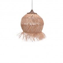 Φωτιστικό οροφής Koronse Inart sisal σε φυσικό χρώμα Φ55x68εκ c483154 Φωτιστικό οροφής Koronse Inart sisal σε φυσικό χρώμα Φ55x68εκ c483154