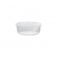 Μπωλ PET στρογγυλό DELI Pot φ11 7xΥ4 5cm 8oz δέχεται αποσπώμενο καπάκι Σετ 100 c483229