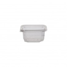Μπωλ PET SAFELOCK DELI Pot τετράγωνο 11 8x11 8xΥ5 8cm 12oz δέχεται αποσπώμενο καπάκι Σετ 100 c483233
