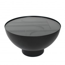 ARCHES COFFEE TABLE ΜΑΥΡΟ 70x70xH40cm c483242