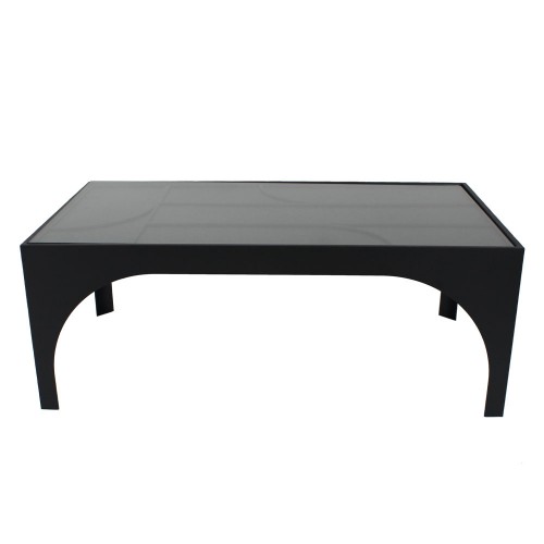 ARCHES COFFEE TABLE ΜΑΥΡΟ ΜΑΤ 100x55xH38cm c483244