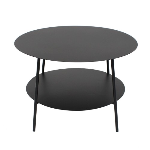 SIMPLE COFFEE TABLE ΜΑΥΡΟ 60x60xH40cm c483248
