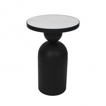 BOMB SIDE TABLE ΜΑΥΡΟ 41x41xH62 5cm c483252 BOMB SIDE TABLE ΜΑΥΡΟ 41x41xH62 5cm c483252