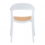 BISTROT ΠΟΛΥΘΡΟΝΑ ΛΕΥΚΟ ΦΥΣΙΚΟ 57x53xH81 5cm c483272