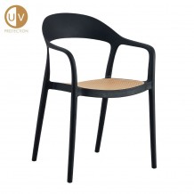 BISTROT ΠΟΛΥΘΡΟΝΑ ΜΑΥΡΟ ΦΥΣΙΚΟ 57x53xH81 5cm c483273