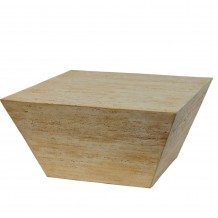 PYRAMIS COFFEE TABLE BEIGE 80x80xH40cm c483286