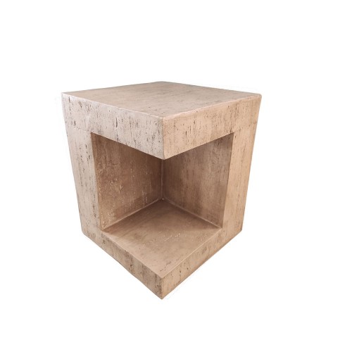 PYRAMIS SIDE TABLE BEIGE 38 5x38 5xH46cm c483287