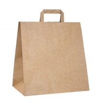 Χάρτινη Τσάντα Take Away με χεράκι και πάτο χρώμα KRAFT 28x17x29cm Σετ 250 c483307 Χάρτινη Τσάντα Take Away με χεράκι και πάτο χρώμα KRAFT 28x17x29cm Σετ 250 c483307