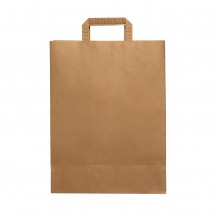 Χάρτινη Τσάντα Take Away με χεράκι και πάτο χρώμα KRAFT 26x14x30cm Σετ 250 c483309 Χάρτινη Τσάντα Take Away με χεράκι και πάτο χρώμα KRAFT 26x14x30cm Σετ 250 c483309