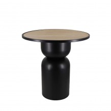 UP DOWN 65 COFFEE TABLE ΜΑΥΡΟ ΦΥΣΙΚΟ 65x65xH65cm c483389 UP DOWN 65 COFFEE TABLE ΜΑΥΡΟ ΦΥΣΙΚΟ 65x65xH65cm c483389