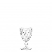 Γυάλινο Ποτήρι Λικέρ σχέδιο ρόμβοι 6cl φ5xY10 3cm Σειρά PRISMA Σετ 24 c483442