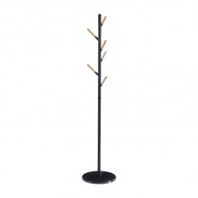 Καλόγερος ρούχων Ponziele μέταλλο σε μαύρη απόχρωση Φ37x174εκ c483455