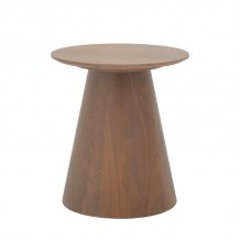 Βοηθητικό τραπέζι Kayano pakoworld καρυδί mdf Φ45x50εκ c483538 Βοηθητικό τραπέζι Kayano pakoworld καρυδί mdf Φ45x50εκ c483538