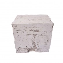 ZEUS SIDE TABLE ΓΚΡΙ 51x40 5xH46cm c483545 ZEUS SIDE TABLE ΓΚΡΙ 51x40 5xH46cm c483545