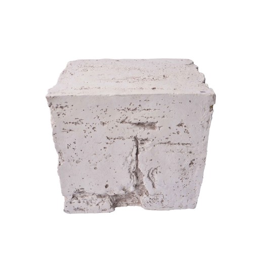 ZEUS SIDE TABLE ΓΚΡΙ 51x40 5xH46cm c483545