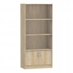 Βιβλιοθήκη Burcy pakoworld oak 80x40x177εκ c483629