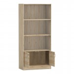 Βιβλιοθήκη Burcy pakoworld oak 80x40x177εκ c483629