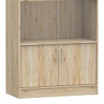 Βιβλιοθήκη Burcy pakoworld oak 80x40x177εκ c483629