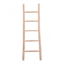 Σκάλα Morjeve pakoworld teak ξύλο σε φυσική απόχρωση 50x6x160εκ c483654