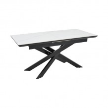 Τραπέζι Rogemi pakoworld γκρι mdf μαύρο μέταλλο 160 200x90x75εκ c483770 Τραπέζι Rogemi pakoworld γκρι mdf μαύρο μέταλλο 160 200x90x75εκ c483770