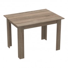 Τραπέζι Manka pakoworld μελαμίνη σε καρυδί απόχρωση 110x80x77εκ c483952