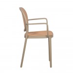 RATTI P ΚΑΡΕΚΛΑ LATTE ΦΥΣΙΚΟ 57x51xH84cm SET 4τμχ c484069