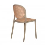 RATTI ΚΑΡΕΚΛΑ LATTE ΦΥΣΙΚΟ 41 5x52xH84cm SET 4τμχ c484072