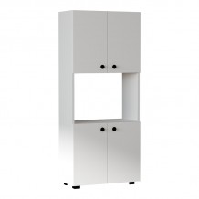 Ντουλάπα κουζίνας Guzel pakoworld σε λευκή απόχρωση 60x31 4x140εκ c484099