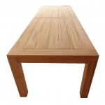 Τραπέζι Pablo pakoworld teak ξύλο σε φυσική απόχρωση 300x100x76εκ c484117