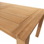 Τραπέζι Pablo pakoworld teak ξύλο σε φυσική απόχρωση 160x90x76εκ c484123