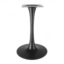 Βάση τραπεζιού Cosmopol pakoworld μεταλλική σε μαύρη απόχρωση Φ51x72εκ c484368