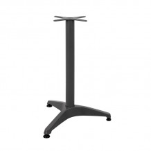 Βάση τραπεζιού Oiseau pakoworld μεταλλική σε μαύρη απόχρωση 55x55x72εκ c484380