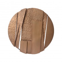 HELIOS ΔΙΑΚΟΣΜΗΤΙΚΟ ΤΟΙΧΟΥ ΜΕΤΑΛΛΟ ΧΡΥΣΟ 81 3x7xH81 3cm c484397