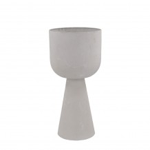 LINEAR 56 ΚΑΣΠΩ ΜΕΤΑΛΛΟ ΛΕΥΚΟ 26x26xH56cm c484422