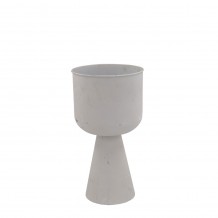 LINEAR 46 ΚΑΣΠΩ ΜΕΤΑΛΛΟ ΛΕΥΚΟ 24 5x24 5xH46cm c484423