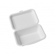 Σκεύος Clamshell από ζαχαροκάλαμο 1 θέσης 450ml Σετ 100 c484436 Σκεύος Clamshell από ζαχαροκάλαμο 1 θέσης 450ml Σετ 100 c484436