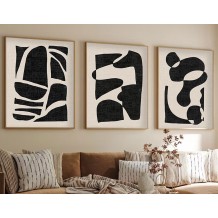 Πίνακας Terzo 3 τεμ ξύλο 50x70cm c484487 Πίνακας Terzo 3 τεμ ξύλο 50x70cm c484487