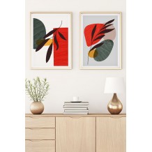 Πίνακας Doblo 2 τεμ ξύλο 50x70cm c484489 Πίνακας Doblo 2 τεμ ξύλο 50x70cm c484489