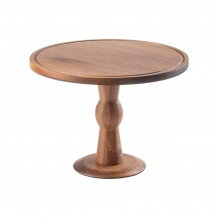 Βάση τουρτιέρας με πόδι από ξύλο ακακίας φ31 5xΥ22 5cm TableCraft c484512 Βάση τουρτιέρας με πόδι από ξύλο ακακίας φ31 5xΥ22 5cm TableCraft c484512